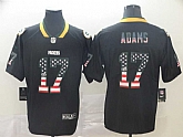 Nike Packers 17 Davante Adams Black USA Flag Fashion Limited Jersey,baseball caps,new era cap wholesale,wholesale hats